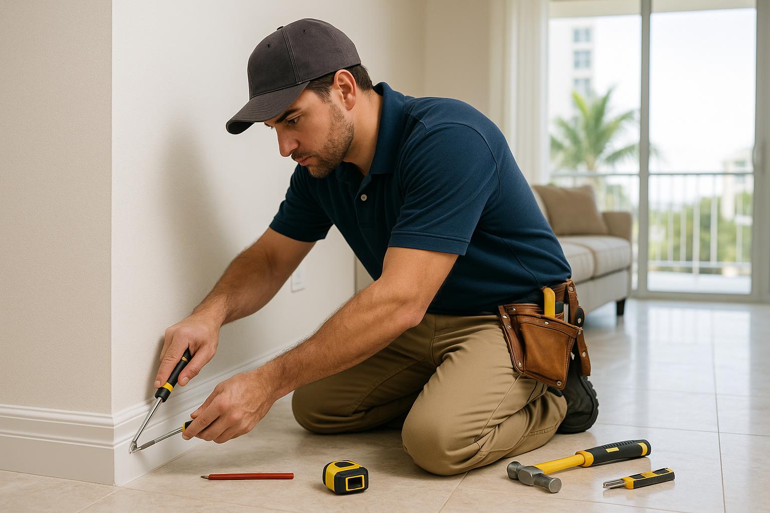 gray concrete house with red flowers on the side